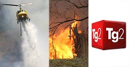 Incendi Tg2 caccia